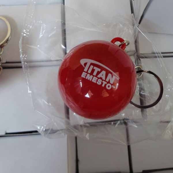 Custom Magic Eight Ball Keychain With Red Color