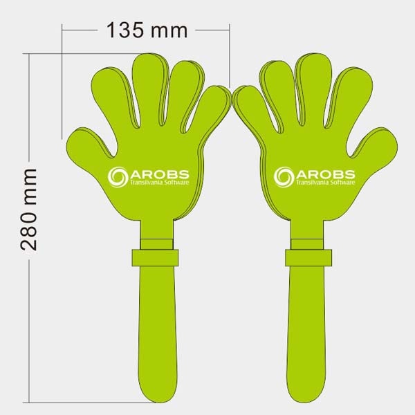 Personalized Hand Clappers Digital Proof