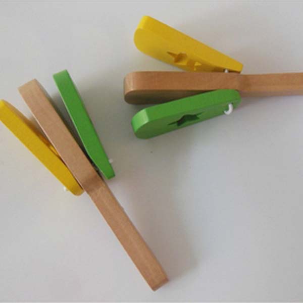Custom Wooden Hand Clappers Toy