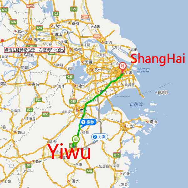 Where Is Yiwu In China On A Map